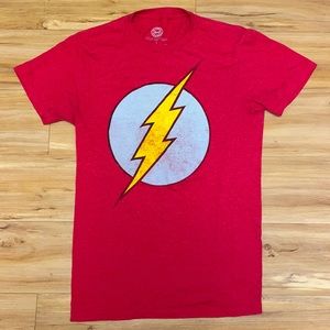 DC Comic The Flash distressed Logo T (Size: S)